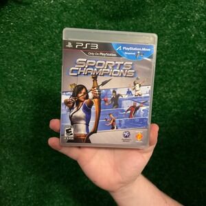 Sports Champions PS3 Not For Resale NFR CIB PlayStation Move Sony Complete
